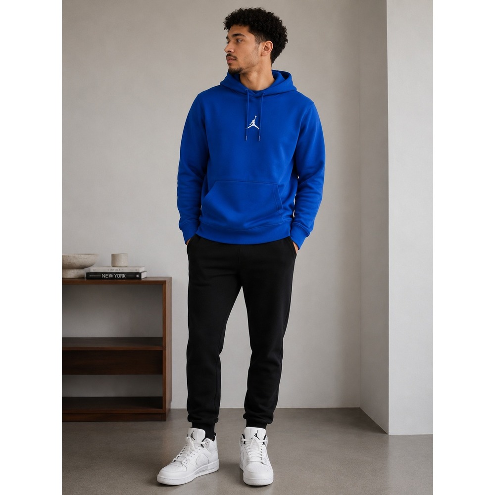 Air Jordan Mens Hoodie Sweatshirt Large Royal Blue NWT Streetwear Athleisure